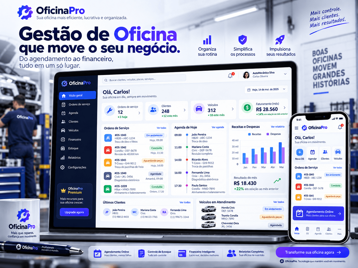 Prévia do projeto OficinaPro